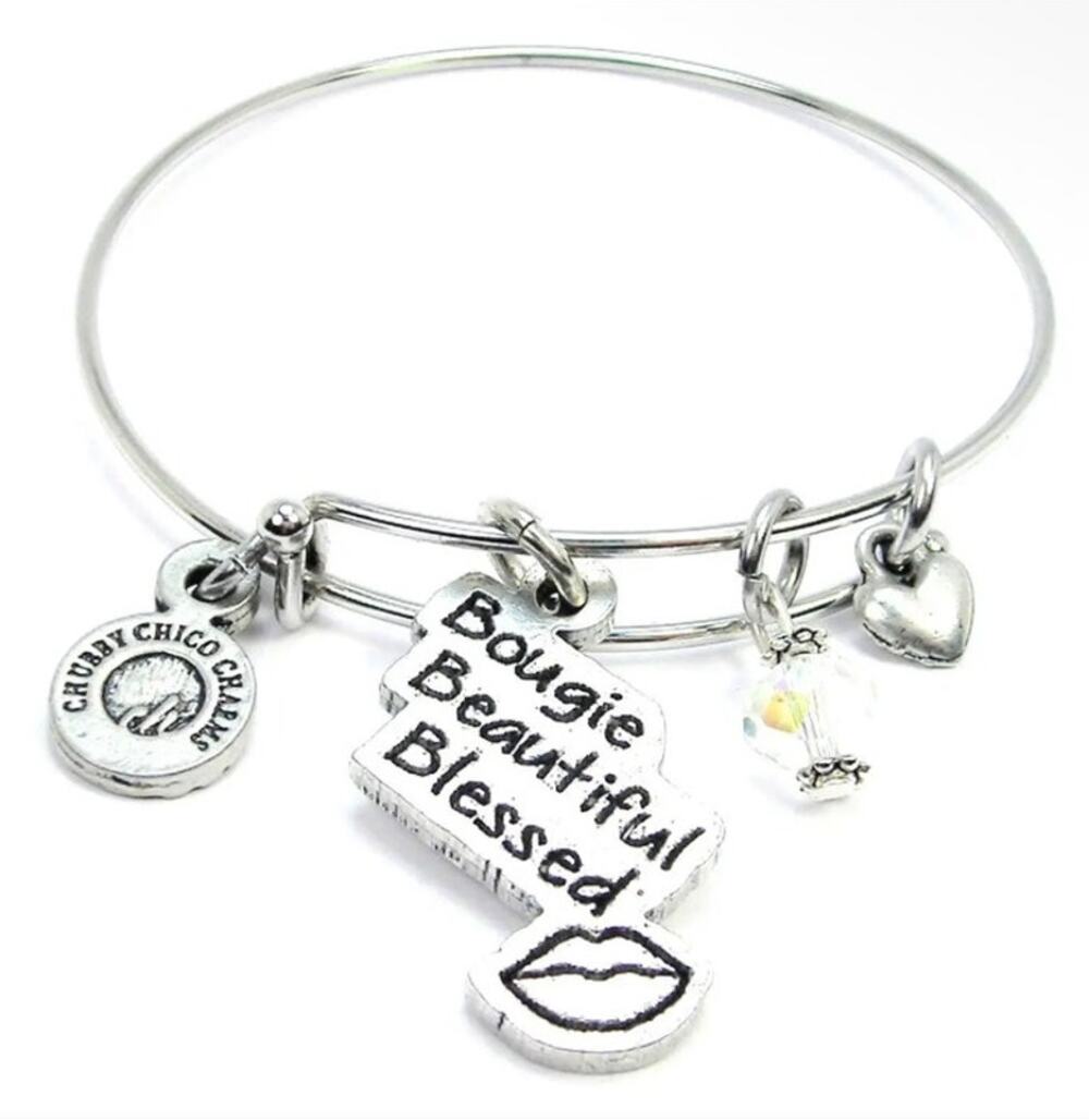 Bougie Beautiful Blessed Expandable Bangle Bracelet Inspire